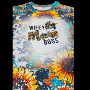 NWT WOMANS Sunflower Boss Shirt Small